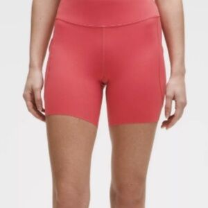 Lululemon Fast & Free 6” high rise shorts 5 pockets, new!
